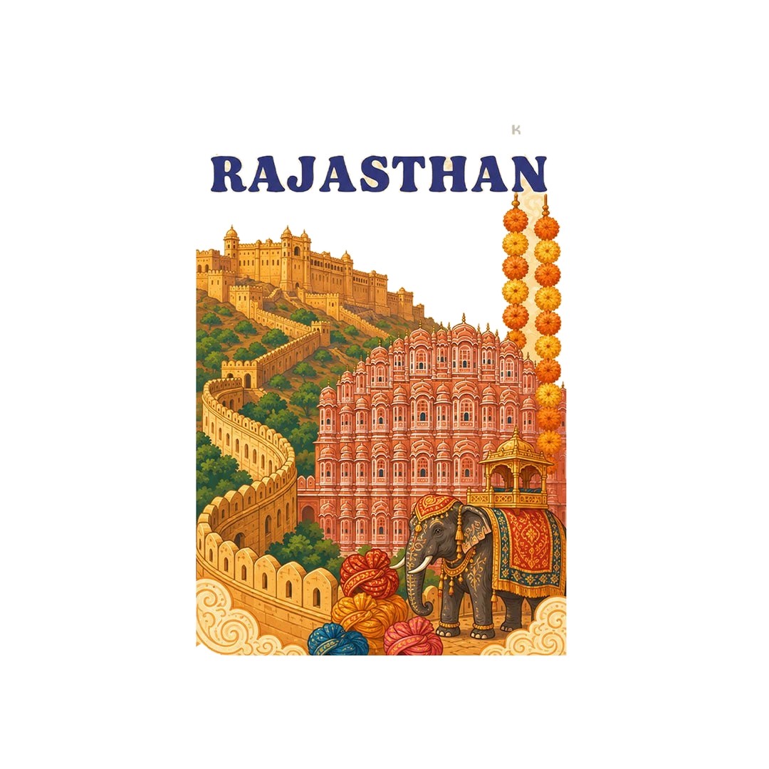Rajasthan Stamp Sticker